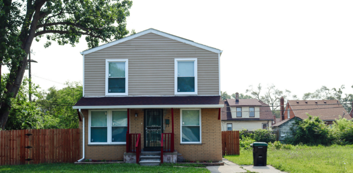 Donele Wilkins' old home has been converted into an all-electric, solar-powered house for her coworker