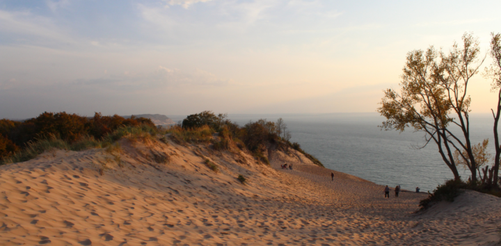 Sunset at Sleeping Bear Dunes (Photo courtesy of Nate Mathewson)