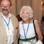 Marty Fluharty, right, poses with Rich Bowman at The Henry Ford Museum