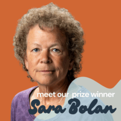 A headshot of AFFEW board director Sara Bolan is included in a red and blue graphic.